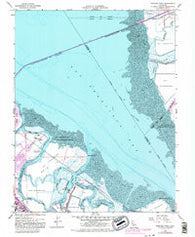 Redwood Point California Historical topographic map, 1:24000 scale, 7.5 X 7.5 Minute, Year 1959