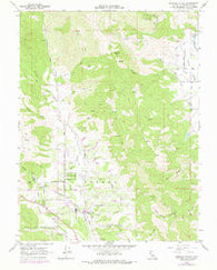 Redwood Valley California Historical topographic map, 1:24000 scale, 7.5 X 7.5 Minute, Year 1960