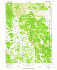 Redwood Valley California Historical topographic map, 1:24000 scale, 7.5 X 7.5 Minute, Year 1960