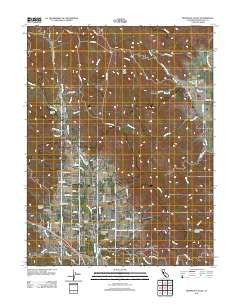 Redwood Valley California Historical topographic map, 1:24000 scale, 7.5 X 7.5 Minute, Year 2012