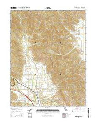 Redwood Valley California Current topographic map, 1:24000 scale, 7.5 X 7.5 Minute, Year 2015
