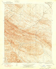 Reef Ridge California Historical topographic map, 1:24000 scale, 7.5 X 7.5 Minute, Year 1950