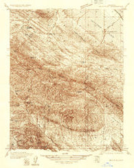 Reef Ridge California Historical topographic map, 1:31680 scale, 7.5 X 7.5 Minute, Year 1934