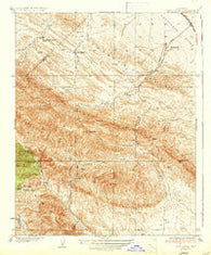 Reef Ridge California Historical topographic map, 1:31680 scale, 7.5 X 7.5 Minute, Year 1937