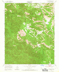 Reliz Canyon California Historical topographic map, 1:24000 scale, 7.5 X 7.5 Minute, Year 1949