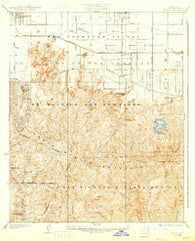 Reseda California Historical topographic map, 1:24000 scale, 7.5 X 7.5 Minute, Year 1928