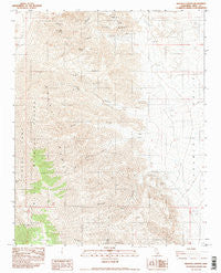 Revenue Canyon California Historical topographic map, 1:24000 scale, 7.5 X 7.5 Minute, Year 1982