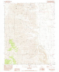 Revenue Canyon California Historical topographic map, 1:24000 scale, 7.5 X 7.5 Minute, Year 1982
