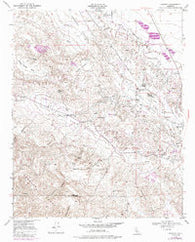 Reward California Historical topographic map, 1:24000 scale, 7.5 X 7.5 Minute, Year 1950
