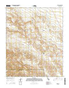 Reward California Current topographic map, 1:24000 scale, 7.5 X 7.5 Minute, Year 2015