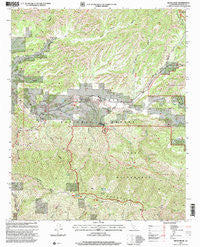 Reyes Peak California Historical topographic map, 1:24000 scale, 7.5 X 7.5 Minute, Year 1995