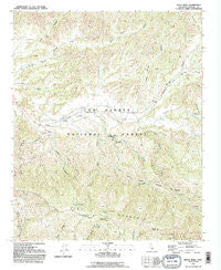 Reyes Peak California Historical topographic map, 1:24000 scale, 7.5 X 7.5 Minute, Year 1991