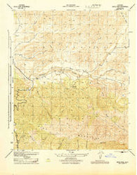 Reyes Peak California Historical topographic map, 1:31680 scale, 7.5 X 7.5 Minute, Year 1945
