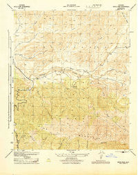 Reyes Peak California Historical topographic map, 1:31680 scale, 7.5 X 7.5 Minute, Year 1945