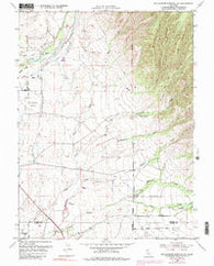 Richardson Springs NW California Historical topographic map, 1:24000 scale, 7.5 X 7.5 Minute, Year 1952