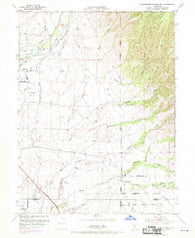 Richardson Springs NW California Historical topographic map, 1:24000 scale, 7.5 X 7.5 Minute, Year 1952