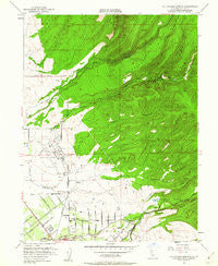 Richardson Springs California Historical topographic map, 1:24000 scale, 7.5 X 7.5 Minute, Year 1951