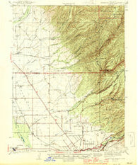 Richardson Springs California Historical topographic map, 1:62500 scale, 15 X 15 Minute, Year 1944
