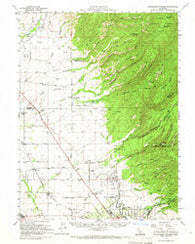 Richardson Springs California Historical topographic map, 1:62500 scale, 15 X 15 Minute, Year 1952