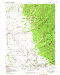 Richardson Springs California Historical topographic map, 1:62500 scale, 15 X 15 Minute, Year 1952