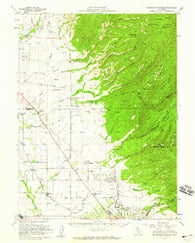 Richardson Springs California Historical topographic map, 1:62500 scale, 15 X 15 Minute, Year 1952