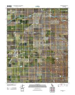 Richgrove California Historical topographic map, 1:24000 scale, 7.5 X 7.5 Minute, Year 2012