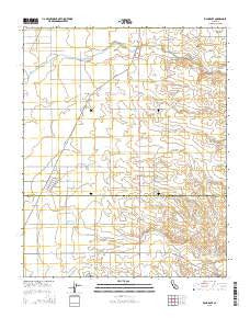Richgrove California Current topographic map, 1:24000 scale, 7.5 X 7.5 Minute, Year 2015