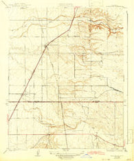 Richgrove California Historical topographic map, 1:31680 scale, 7.5 X 7.5 Minute, Year 1929