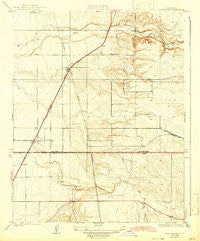 Richgrove California Historical topographic map, 1:31680 scale, 7.5 X 7.5 Minute, Year 1929