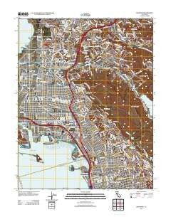 Richmond California Historical topographic map, 1:24000 scale, 7.5 X 7.5 Minute, Year 2012