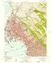 Richmond California Historical topographic map, 1:24000 scale, 7.5 X 7.5 Minute, Year 1947