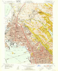 Richmond California Historical topographic map, 1:24000 scale, 7.5 X 7.5 Minute, Year 1949