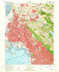 Richmond California Historical topographic map, 1:24000 scale, 7.5 X 7.5 Minute, Year 1959