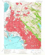 Richmond California Historical topographic map, 1:24000 scale, 7.5 X 7.5 Minute, Year 1959