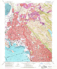 Richmond California Historical topographic map, 1:24000 scale, 7.5 X 7.5 Minute, Year 1959