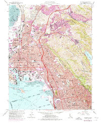Richmond California Historical topographic map, 1:24000 scale, 7.5 X 7.5 Minute, Year 1959