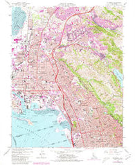 Richmond California Historical topographic map, 1:24000 scale, 7.5 X 7.5 Minute, Year 1959