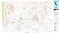 Ridgecrest California Historical topographic map, 1:100000 scale, 30 X 60 Minute, Year 1993