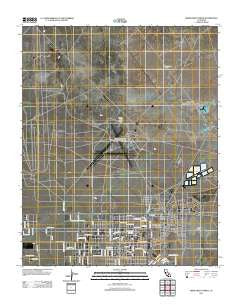 Ridgecrest North California Historical topographic map, 1:24000 scale, 7.5 X 7.5 Minute, Year 2012