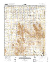 Ridgecrest South California Current topographic map, 1:24000 scale, 7.5 X 7.5 Minute, Year 2015