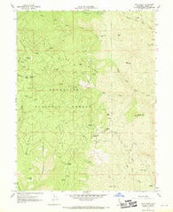 Riley Ridge California Historical topographic map, 1:24000 scale, 7.5 X 7.5 Minute, Year 1967