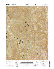 Riley Ridge California Current topographic map, 1:24000 scale, 7.5 X 7.5 Minute, Year 2015