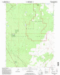 Rimrock Lake California Historical topographic map, 1:24000 scale, 7.5 X 7.5 Minute, Year 1993