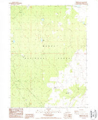 Rimrock Lake California Historical topographic map, 1:24000 scale, 7.5 X 7.5 Minute, Year 1988