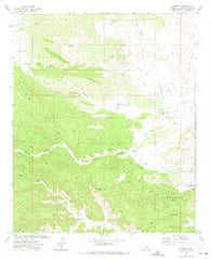 Rimrock California Historical topographic map, 1:24000 scale, 7.5 X 7.5 Minute, Year 1972