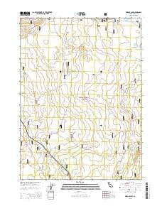 Rimrock Lake California Current topographic map, 1:24000 scale, 7.5 X 7.5 Minute, Year 2015