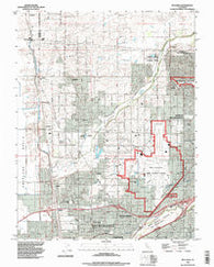 Rio Linda California Historical topographic map, 1:24000 scale, 7.5 X 7.5 Minute, Year 1992