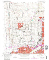 Rio Linda California Historical topographic map, 1:24000 scale, 7.5 X 7.5 Minute, Year 1967