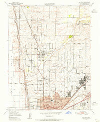 Rio Linda California Historical topographic map, 1:24000 scale, 7.5 X 7.5 Minute, Year 1950