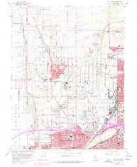 Rio Linda California Historical topographic map, 1:24000 scale, 7.5 X 7.5 Minute, Year 1967